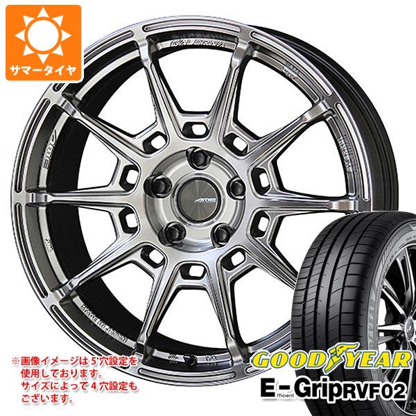 【タイヤ交換対象】サマータイヤ 225/45R18 95W XL グッドイヤー エフィシエントグリップ RVF02 ガレルナ レフィーノ 8.0-18 タイヤホイール4本セット|タイヤ1番