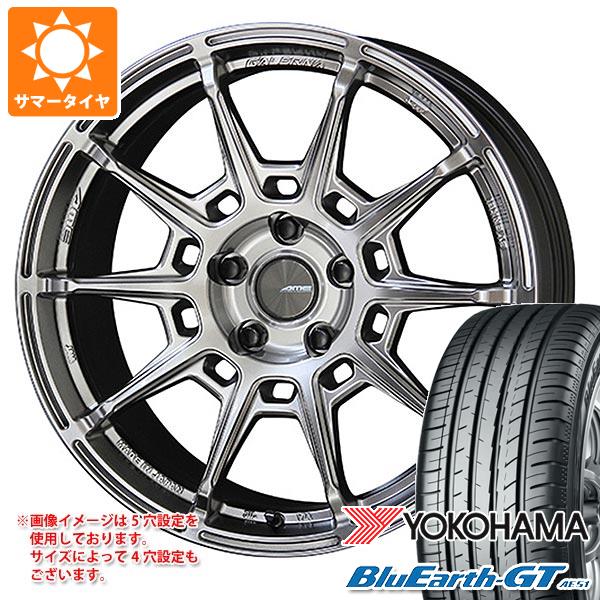 【タイヤ交換対象】サマータイヤ 225/50R18 95W ヨコハマ ブルーアースGT AE51 ガレルナ レフィーノ 8.0-18 タイヤホイール4本セット