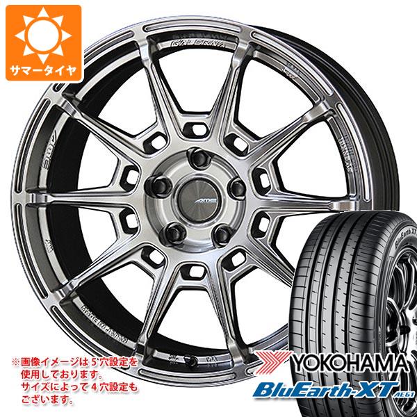 【タイヤ交換対象】サマータイヤ 215/50R18 92V ヨコハマ ブルーアースXT AE61 ガレルナ レフィーノ 8.0-18 タイヤホイール4本セット