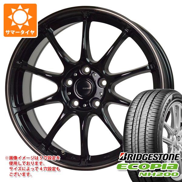 【タイヤ交換対象】サマータイヤ 215/55R17 94V ブリヂストン エコピア NH200 ジースピード P-07 7.0-17 タイヤホイール4本セット|タイヤ1番