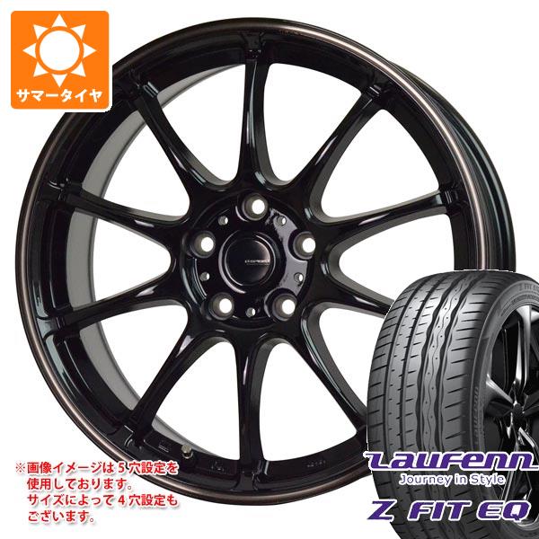 【タイヤ交換対象】サマータイヤ 215/45R18 89Y ラウフェン Zフィット EQ LK03 ジースピード P-07 7.5-18 タイヤホイール4本セット