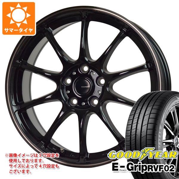 【タイヤ交換対象】サマータイヤ 155/65R13 73H グッドイヤー エフィシエントグリップ RVF02 ジースピード P-07 4.0-13 タイヤホイール4本セット