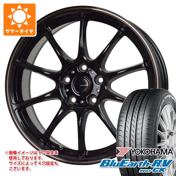 【タイヤ交換対象】2026年製 サマータイヤ 155/65R14 75H ヨコハマ ブルーアースRV RV03CK ジースピード P-07 4.5-14 タイヤホイール4本セット