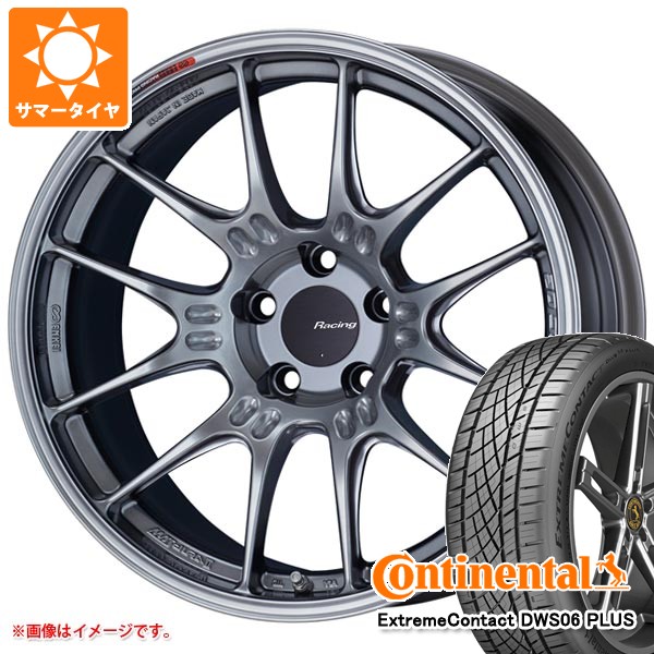 【タイヤ交換対象】サマータイヤ 235/40R19 96W XL コンチネンタル エクストリームコンタクト DWS06 プラス エンケイ レーシング GTC02 8.0-19 タイヤホイール4本セット|タイヤ1番