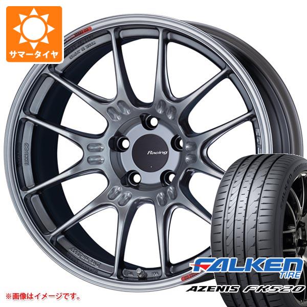 【タイヤ交換対象】サマータイヤ 225/40R19 93Y XL ファルケン アゼニス FK520L エンケイ レーシング GTC02 8.0-19 タイヤホイール4本セット
