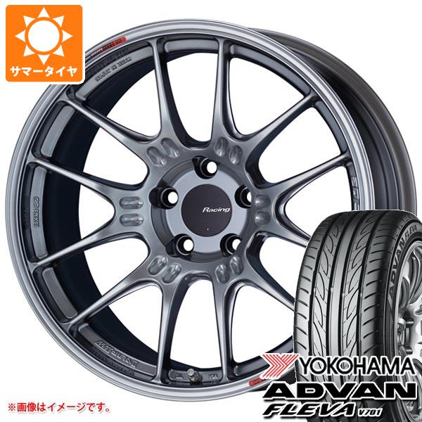 【タイヤ交換対象】サマータイヤ 265/30R19 93W XL ヨコハマ アドバン フレバ V701 エンケイ レーシング GTC02 9.0-19 タイヤホイール4本セット
