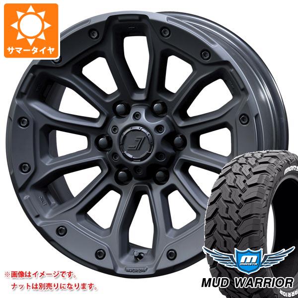 【タイヤ交換対象】5本セット FJクルーザー 10系用 サマータイヤ モンスタ マッドウォーリアー LT265/70R17 121/118Q ホワイトレター ジェップセン MJCR 216 8.0-17 タイヤホイール5本セット