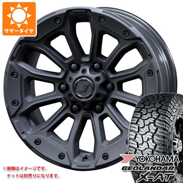 【タイヤ交換対象】5本セット FJクルーザー 10系用 サマータイヤ ヨコハマ ジオランダー X-AT G016 265/70R17 115T ブラックレター ジェップセン MJCR 216 8.0-17 タイヤホイール5本セット