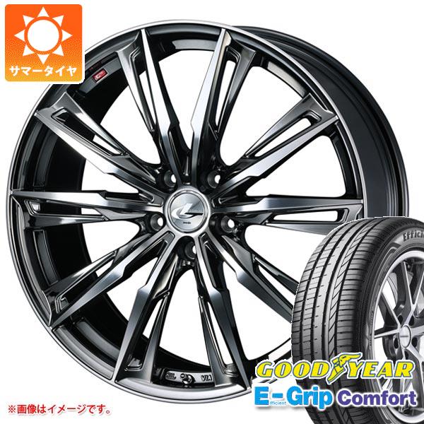 【タイヤ交換対象】サマータイヤ 245/35R20 95W XL グッドイヤー エフィシエントグリップコンフォート レオニス GX 8.5-20 タイヤホイール4本セット