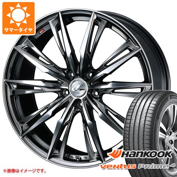【タイヤ交換対象】サマータイヤ 225/60R17 99V ハンコック ベンタス プライム4 K135 K135A レオニス GX 7.0-17 タイヤホイール4本セット