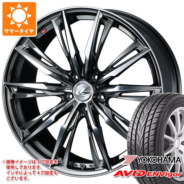 【タイヤ交換対象】サマータイヤ 245/45R19 98W ヨコハマ エービッド エンビガー S321 レオニス GX 8.0-19 タイヤホイール4本セット｜タイヤ１番