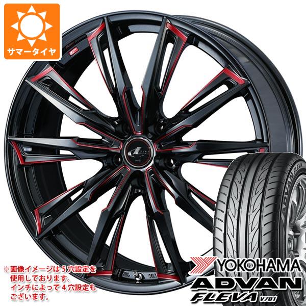 【タイヤ交換対象】サマータイヤ 215/40R17 87W XL ヨコハマ アドバン フレバ V701 レオニス GX 6.5-17 タイヤホイール4本セット｜タイヤ１番 106,300円