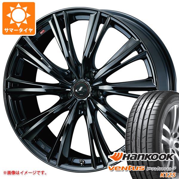 【タイヤ交換対象】サマータイヤ 165/45R16 74V XL ハンコック ベンタス プライム3 K125 レオニス WX 5.0-16 タイヤホイール4本セット