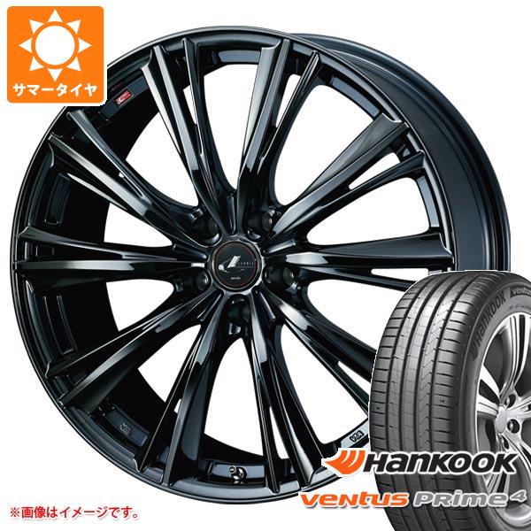 【タイヤ交換対象】サマータイヤ 225/55R17 101W XL ハンコック ベンタス プライム4 K135 レオニス WX 7.0-17 タイヤホイール4本セット