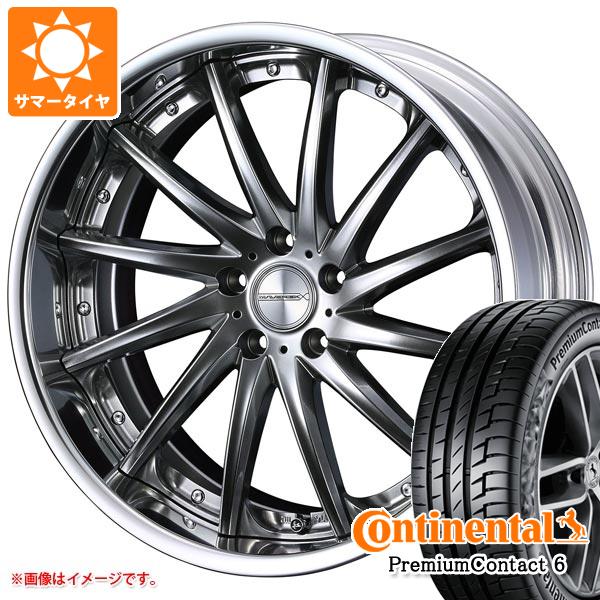 【タイヤ交換対象】40系アルファード用 サマータイヤ コンチネンタル プレミアムコンタクト6 245/40R21 100Y XL マーベリック 1212F 9.0-21 タイヤホイール4本セット