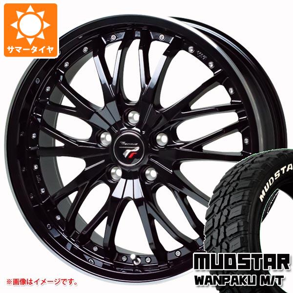 【タイヤ交換対象】サマータイヤ 155/65R14 75S マッドスター ワンパク M/T ホワイトレター プレシャス HM-3 4.5-14 タイヤホイール4本セット｜タイヤ１番