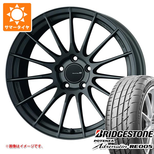 【タイヤ交換対象】サマータイヤ 245/40R18 97Y XL ブリヂストン ポテンザ アドレナリン RE005 エンケイ レーシング レボリューション RS05RR 9.0-18 タイヤホイール4本セット|タイヤ1番