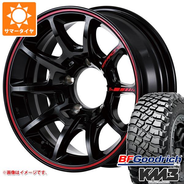 【タイヤ交換対象】5本セット スズキ ジムニー JB64W用 サマータイヤ BFグッドリッチ マッドテレーンT/A KM3 LT225/75R16 115/112Q MID レーシング R25 プラス 5.5-16 タイヤホイール5本セット 132,875円