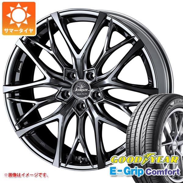 【タイヤ交換対象】サマータイヤ 235/50R18 101W XL グッドイヤー エフィシエントグリップコンフォート クレンツェ ウィーバル 100エボ 7.5-18 タイヤホイール4本セット｜タイヤ１番