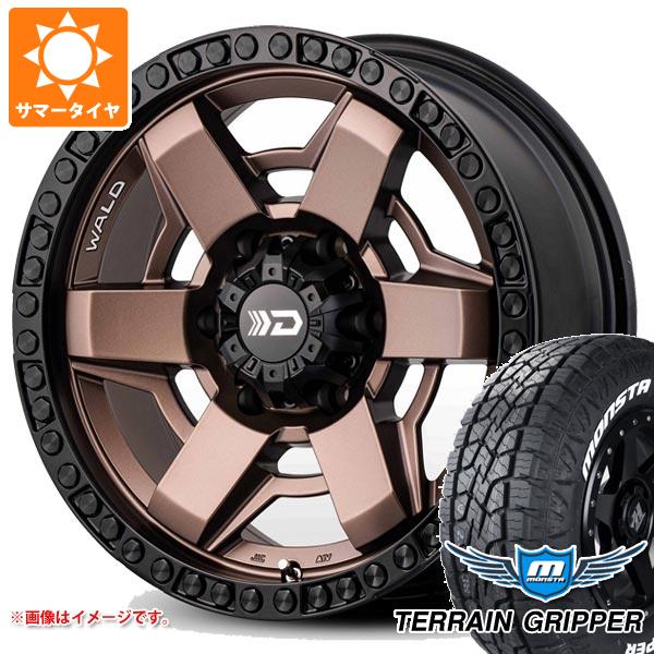 【タイヤ交換対象】5本セット トヨタ FJクルーザー 10系用 サマータイヤ モンスタ テレーングリッパー 265/70R17 115T ホワイトレター ヴァルド デザートライン DS001 8.0-17 タイヤホイール5本セット|タイヤ1番