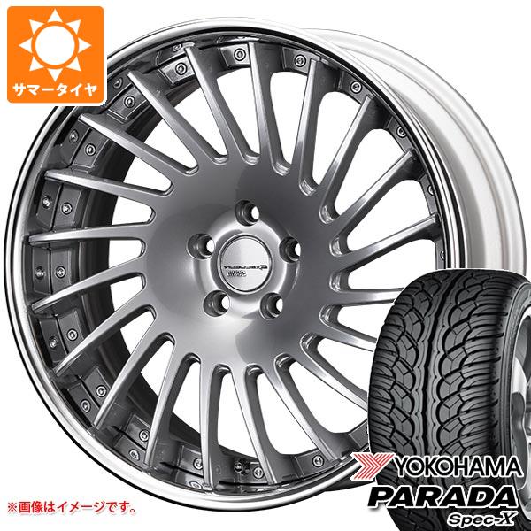 【タイヤ交換対象】サマータイヤ 235/55R20 102V ヨコハマ パラダ スペック-X PA02 SSR エグゼキューター CV05 8.5-20 タイヤホイール4本セット