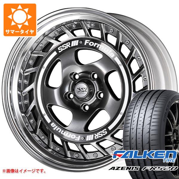【タイヤ交換対象】サマータイヤ 225/35R19 88Y XL ファルケン アゼニス FK520L SSR フォーミュラ エアロスポーク 8.0-19 タイヤホイール4本セット