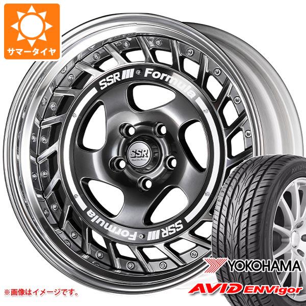 【タイヤ交換対象】サマータイヤ 245/45R19 98W ヨコハマ エービッド エンビガー S321 SSR フォーミュラ エアロスポーク 8.5-19 タイヤホイール4本セット