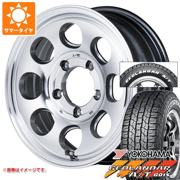 【タイヤ交換対象】スズキ ジムニーノマド JC74W用 2026年製 サマータイヤ ヨコハマ ジオランダー A/T G015 185/85R16 105/103N LT ホワイトレター ガルシア パーム8 6.0-16 タイヤホイール4本セット