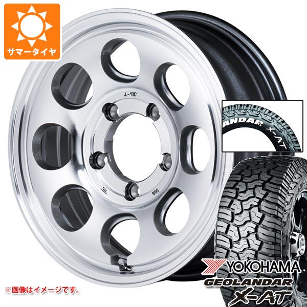 【タイヤ交換対象】スズキ ジムニーシエラ JB74W用 2026年製 サマータイヤ ヨコハマ ジオランダー X-AT G016 225/70R16 103S ホワイトレター ガルシア パーム8 6.0-16 タイヤホイール4本セット|タイヤ1番