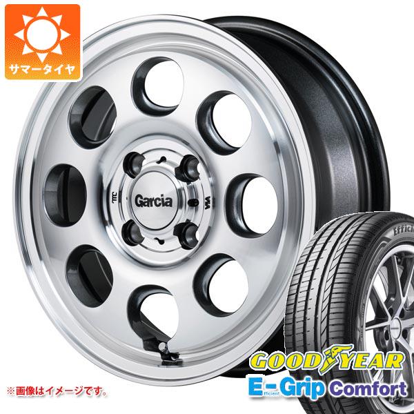 【タイヤ交換対象】サマータイヤ 165/55R14 72V グッドイヤー エフィシエントグリップコンフォート ガルシア パーム8 4.5-14 タイヤホイール4本セット