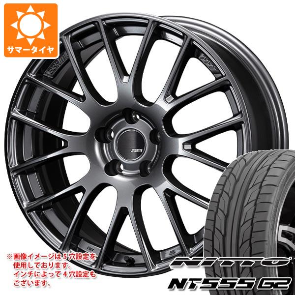 【タイヤ交換対象】サマータイヤ 215/45R17 91W XL ニットー NT555 G2 SSR GTV04 7.0-17 タイヤホイール4本セット