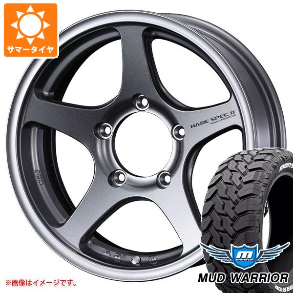 【タイヤ交換対象】5本セット スズキ ジムニーノマド JC74W用 2026年製 サマータイヤ モンスタ マッドウォーリアー LT215/70R16 107/105Q ホワイトレター ハセスペック2 5.5-16 タイヤホイール5本セット｜タイヤ１番