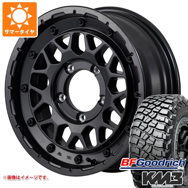 【タイヤ交換対象】5本セット スズキ ジムニー JB64W用 サマータイヤ BFグッドリッチ マッドテレーンT/A KM3 LT225/75R16 115/112Q ナイトロパワー M29 スティンガー 5.5-16 タイヤホイール5本セット 143,938円
