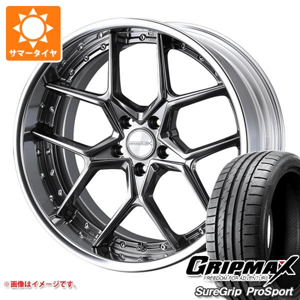 【タイヤ交換対象】40系アルファード用 サマータイヤ グリップマックス シュアグリップ プロスポーツ 245/40ZR21 100Y XL マーベリック 1505S 9.0-21 タイヤホイール4本セット