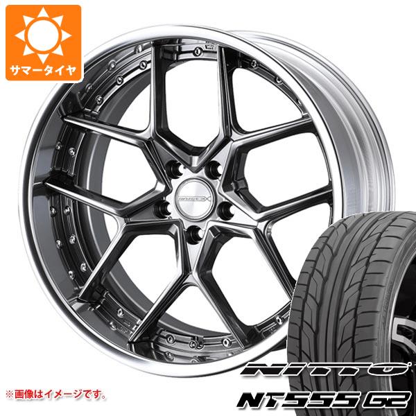 【タイヤ交換対象】サマータイヤ 245/45R19 102Y XL ニットー NT555 G2 マーベリック 1505S 8.5-19 タイヤホイール4本セット