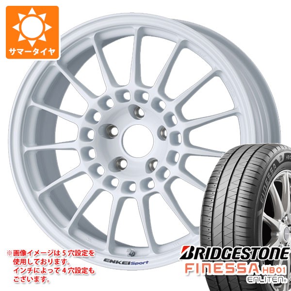 【タイヤ交換対象】サマータイヤ 215/50R17 95V XL ブリヂストン フィネッサ HB01 エンケイ スポーツ RC-T5 7.0-17 タイヤホイール4本セット|タイヤ1番