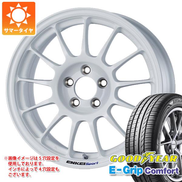 【タイヤ交換対象】サマータイヤ 195/45R16 84V XL グッドイヤー エフィシエントグリップコンフォート エンケイ スポーツ RC-T5 6.5-16 タイヤホイール4本セット|タイヤ1番