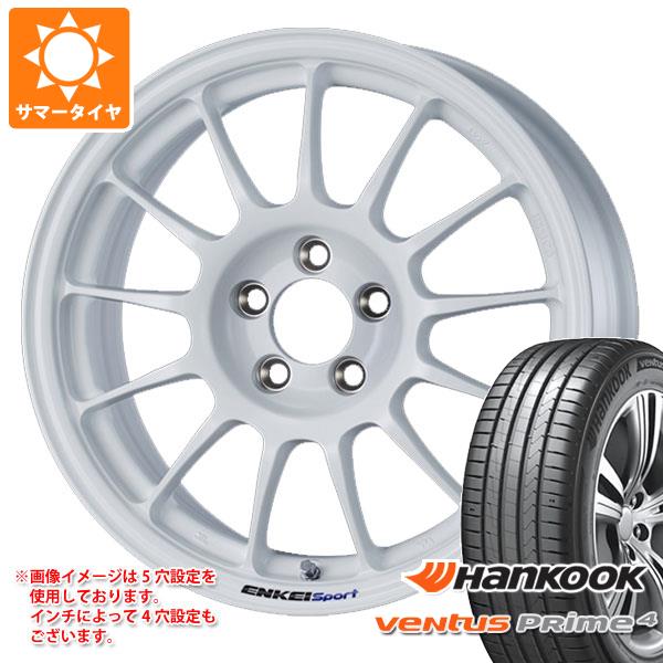 【タイヤ交換対象】サマータイヤ 195/60R16 89V ハンコック ベンタス プライム4 K135 エンケイ スポーツ RC-T5 7.0-16 タイヤホイール4本セット