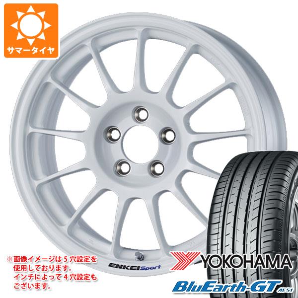 【タイヤ交換対象】サマータイヤ 195/45R16 84V XL ヨコハマ ブルーアースGT AE51 エンケイ スポーツ RC-T5 6.5-16 タイヤホイール4本セット