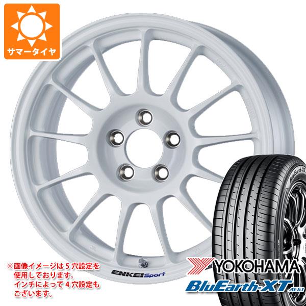 【タイヤ交換対象】サマータイヤ 215/60R16 95V ヨコハマ ブルーアースXT AE61 エンケイ スポーツ RC-T5 7.0-16 タイヤホイール4本セット