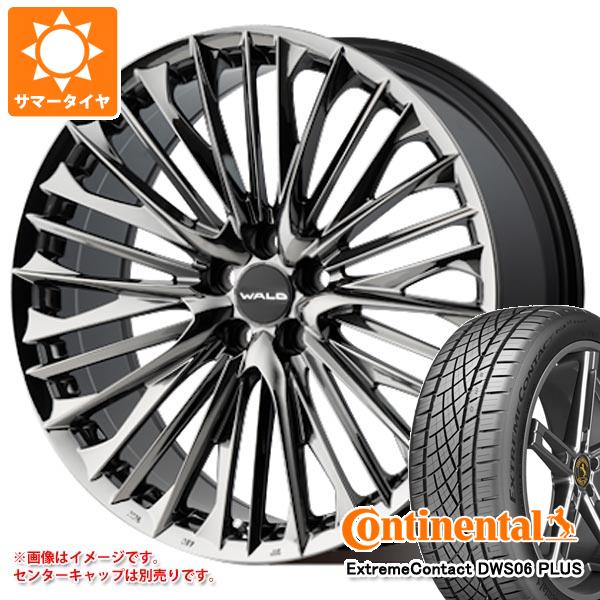 【タイヤ交換対象】サマータイヤ 225/40R19 93Y XL コンチネンタル エクストリームコンタクト DWS06 プラス ヴァルド ジェニュインライン F001 80系 ノア/ヴォクシー用 7.5-19 タイヤホイール4本セット