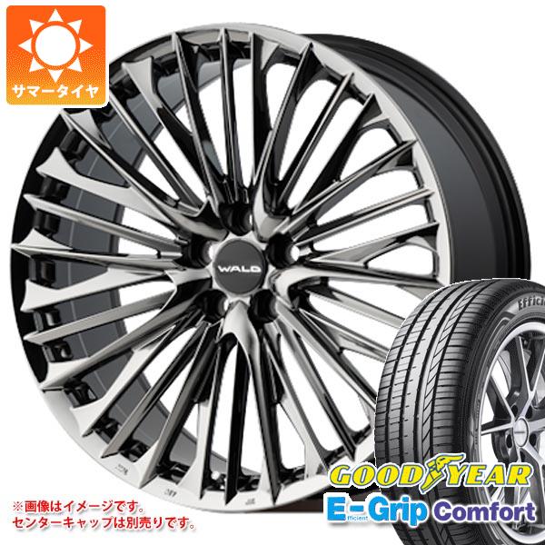 【タイヤ交換対象】サマータイヤ 245/35R20 95W XL グッドイヤー エフィシエントグリップコンフォート ヴァルド ジェニュインライン F001 30系 アルファード ヴェルファイア用 8.5-20 タイヤホイール4本セット｜タイヤ１番