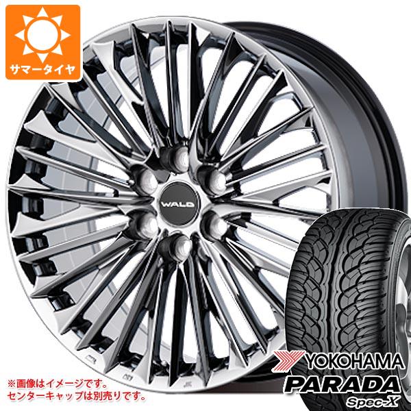 【タイヤ交換対象】ランドクルーザー300用 サマータイヤ ヨコハマ パラダ スペック-X PA02 285/45R22 114V REINF ヴァルド ジェニュインライン F001 10.0-22 タイヤホイール4本セット|タイヤ1番