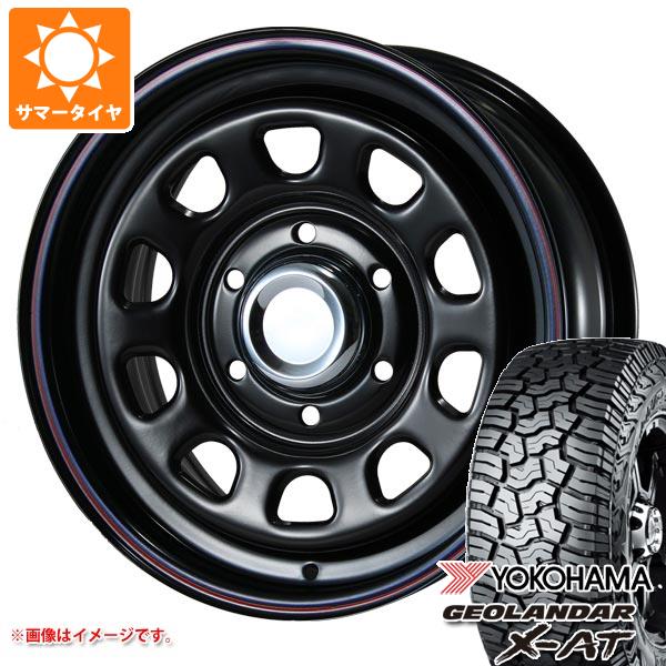 【タイヤ交換対象】ハイエース 200系用 2026年製 サマータイヤ ヨコハマ ジオランダー X-AT G016 LT215/70R16 100/97Q ブラックレター MLJ デイトナ SS 7.0-16 タイヤホイール4本セット