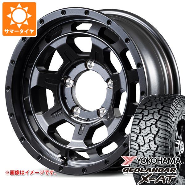 【タイヤ交換対象】5本セット スズキ ジムニーシエラ JB74W用 2026年製 サマータイヤ ヨコハマ ジオランダー X-AT G016 LT235/70R16 104/101Q アウトラインホワイトレター ナイトロパワー M7 ファランクス 6.0-16 タイヤホイール5本セット｜タイヤ１番