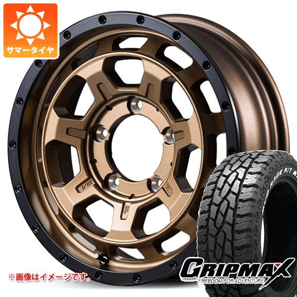 【タイヤ交換対象】5本セット スズキ ジムニー JB64W用 サマータイヤ グリップマックス マッドレイジ R/T MAX LT215/70R16 100/97R ホワイトレター ナイトロパワー M7 ファランクス 5.5-16 タイヤホイール5本セット|タイヤ1番