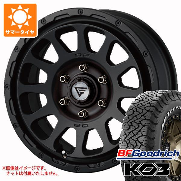 【タイヤ交換対象】ハイエース 200系用 2026年製 サマータイヤ BFグッドリッチ オールテレーンT/A KO3 LT215/70R16 100/97S ホワイトレター デルタフォース オーバル 7.0-16 タイヤホイール4本セット