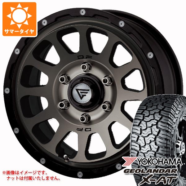 【タイヤ交換対象】トヨタ ハイエース 200系用 サマータイヤ ヨコハマ ジオランダー X-AT G016 215/65R16C 109/107Q アウトラインホワイトレター G016A デルタフォース オーバル 7.0-16 タイヤホイール4本セット