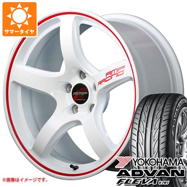 【タイヤ交換対象】サマータイヤ 225/55R17 97W ヨコハマ アドバン フレバ V701 MID レーシング R50 7.0-17 タイヤホイール4本セット｜タイヤ１番 105,325円