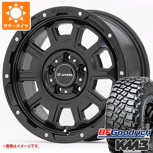【タイヤ交換対象】サマータイヤ 255/70R16 120/117Q BFグッドリッチ マッドテレーンT/A KM3 ジャオス アダマス BL5 7.0-16 タイヤホイール4本セット